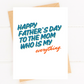Sweet Father's Day Card for Single Mother Father's Day image 0