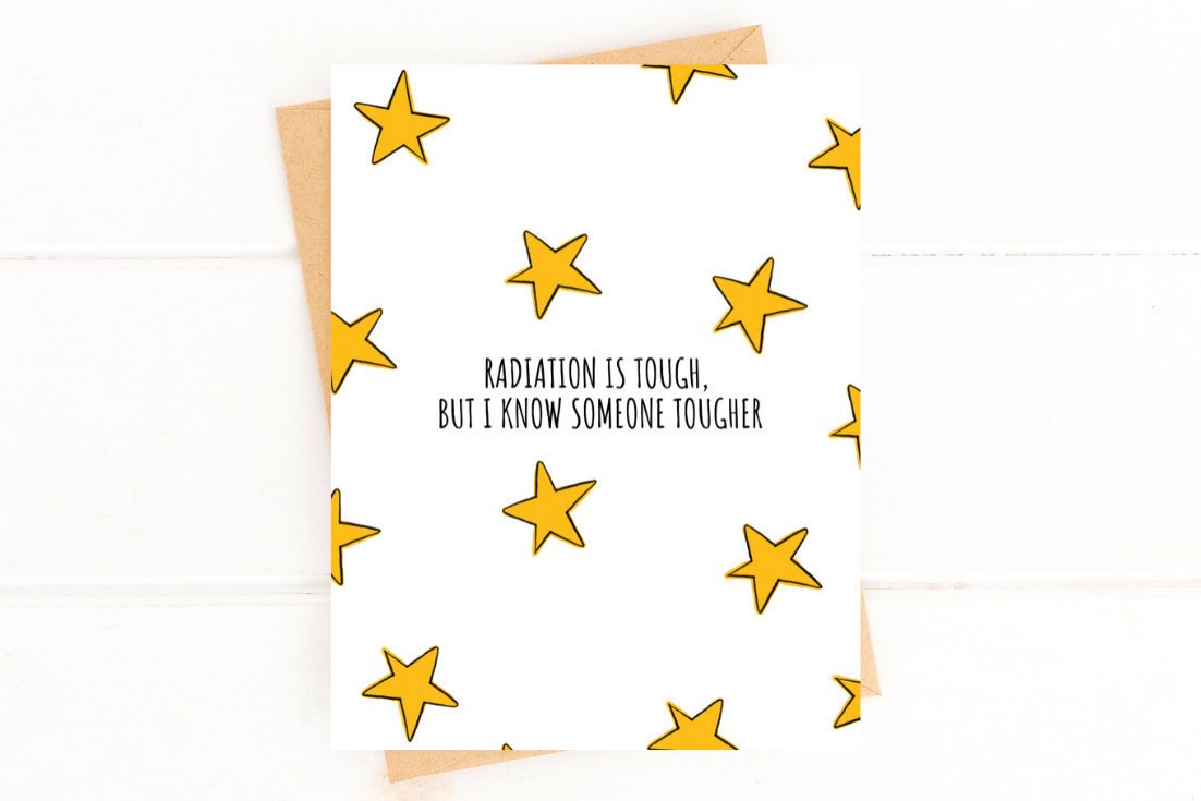 Radiation Treatment Get Well Card image 1