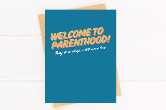 Welcome to Parenthood New Baby Card for New Parents image 0