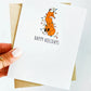Festive Fox Holiday Card Set Holiday Card Cute Holiday Cards